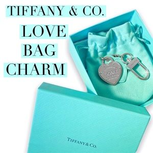 Tiffany & Co. Love Bag Charm. Silver